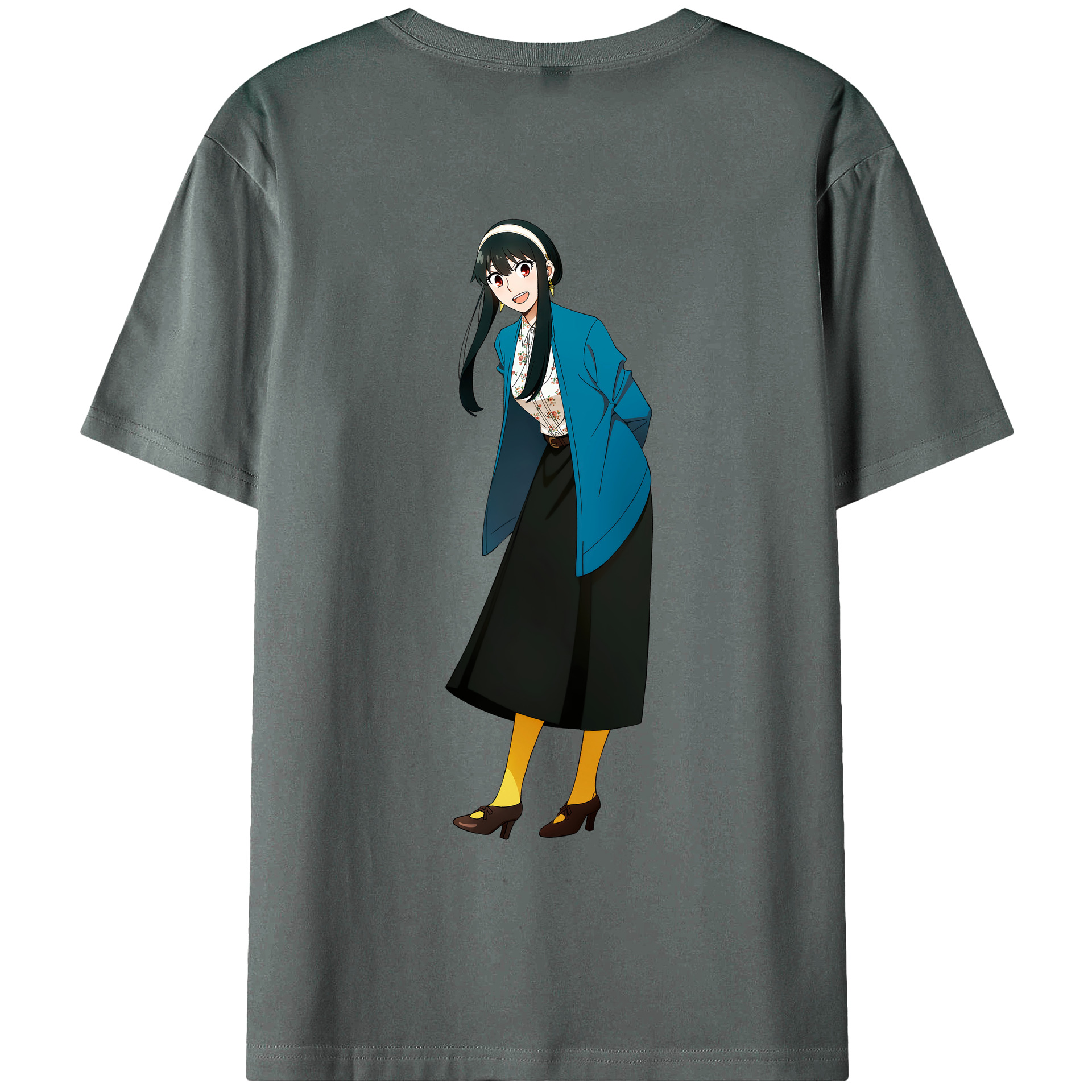 （画像用） SPY×FAMILY间谍家家酒 綿100％ メンズ半袖Tシャツ（バックプリント） 通気性